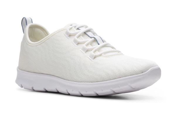 Clarks Cloudsteppers Step Allena Go White Wide